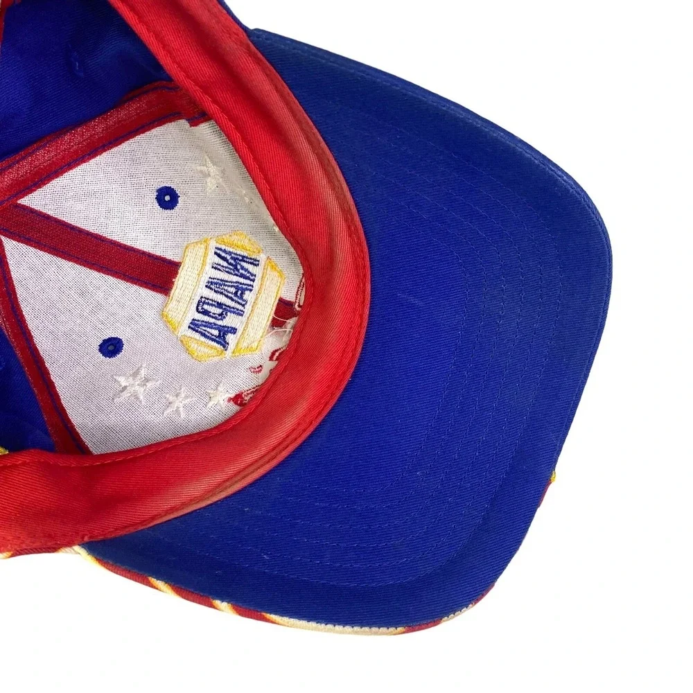 NAPA Racing Cap Michael Waltrip 15 Hat Patriotic American Flag Adjustable NASCAR